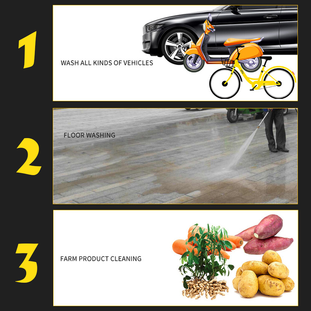 220V Car Washing Pump Small Household Car Portable High Pressure Automatic Pump