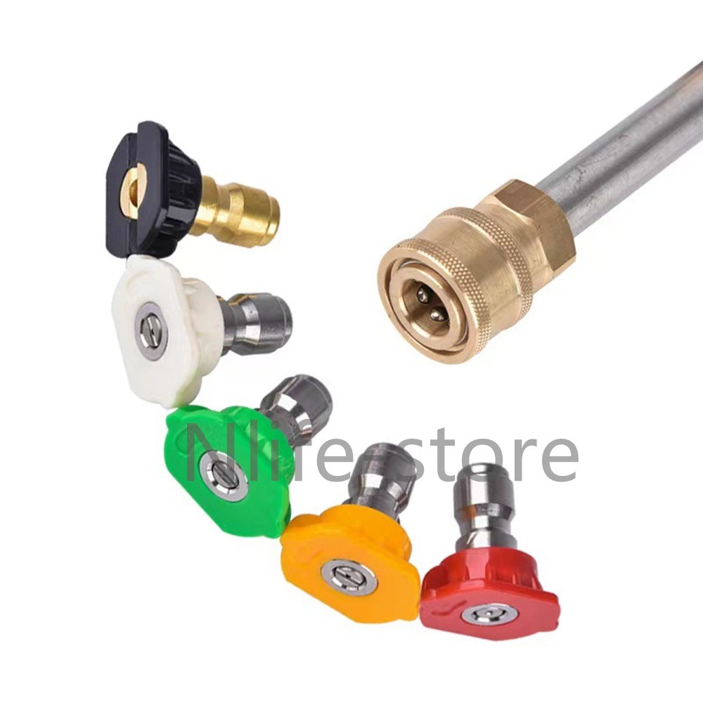 4.0GPM Pressure Washer Rotating Brass Turbo Nozzle Spray Tip 4000PSI 1/4″ Quick