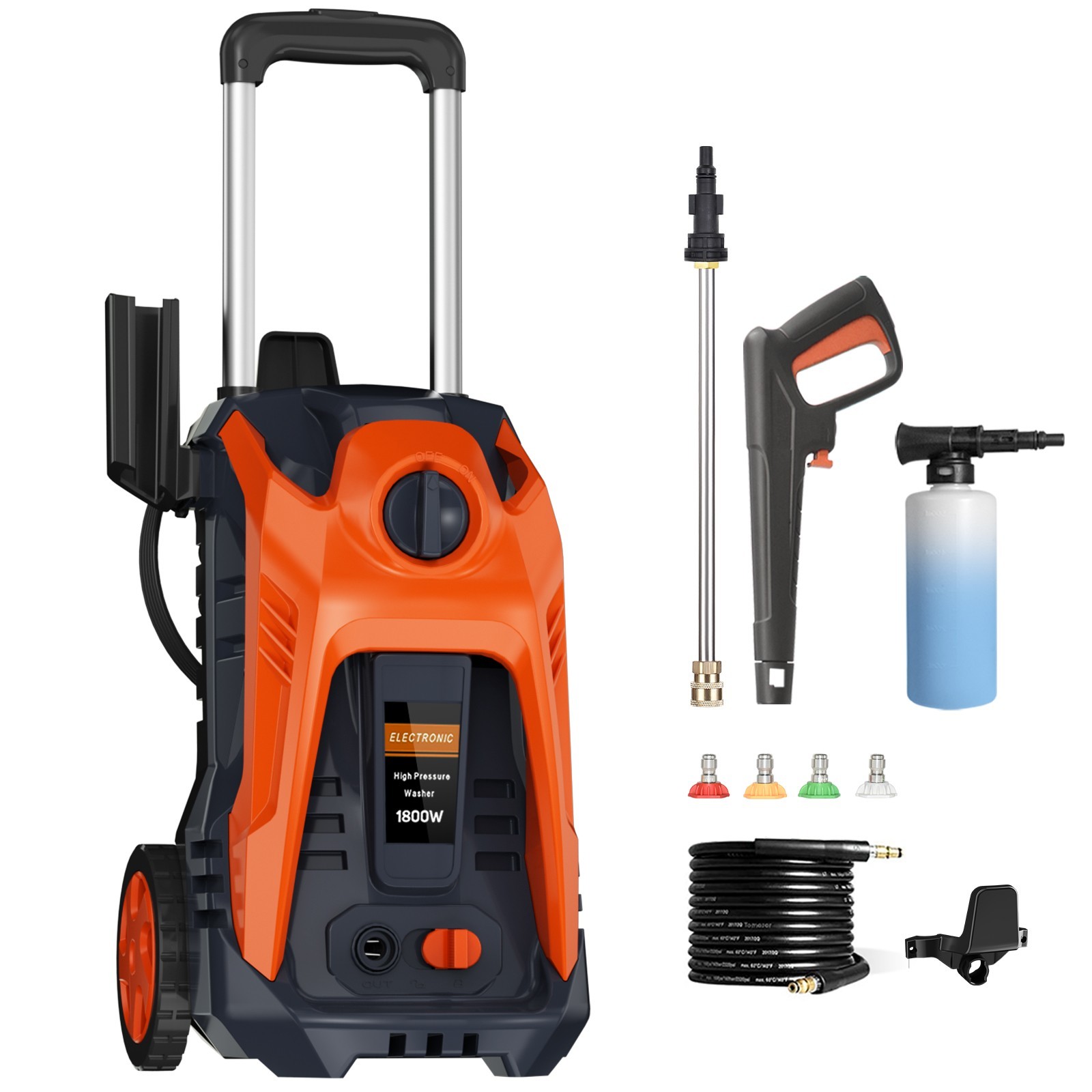 4200PSI 2.0GPM High Pressure Power Washer Portable Electric Cleaner Machine