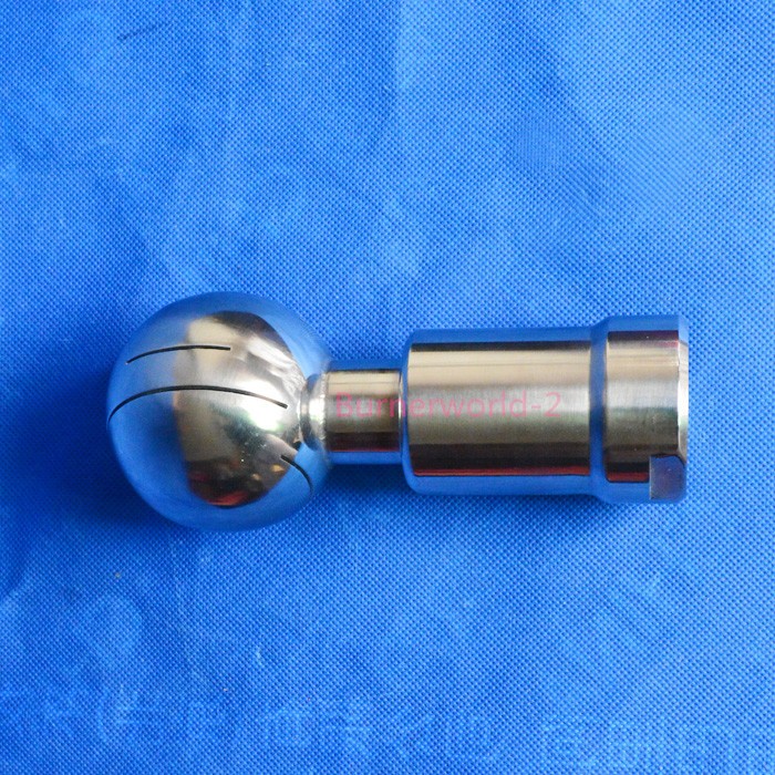 3/8“ 1/2″ 3/4″ 1” 2″ Rotating Tank Washing Nozzle CIP Rotary Spray Ball Cleaning