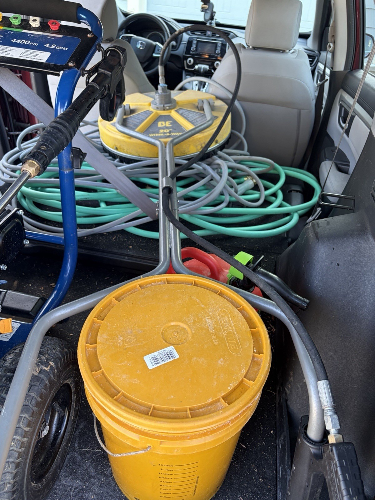 BE Power Equipment 20in 4GPM-8GPM 4000-8000 PSI Surface Cleaner W/100 Ft Hose