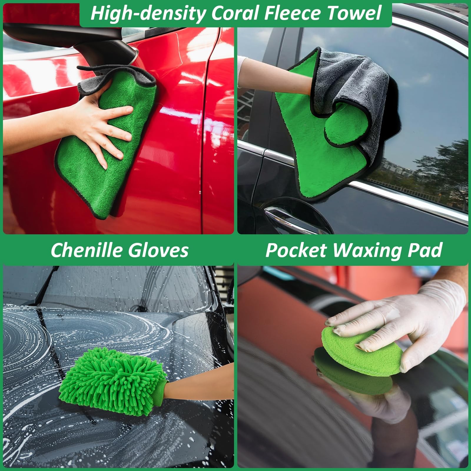 Goeveo 18PCS Car Detailing Brush Set, Interior Kit for…