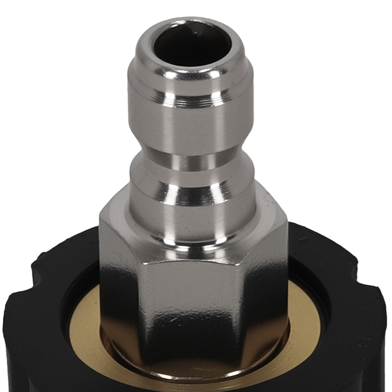 M22 14mm to 1/4″ Quick Connect Pressure Washer Adapter 5000 PSI Brass Stainless