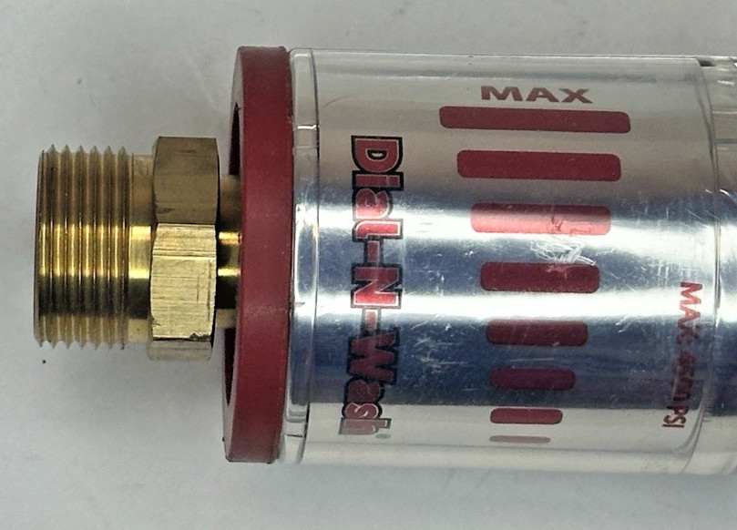 Adjustable Pressure Regulator 1000-4500 PSI MAX Univ Gas Washer Easy Connect