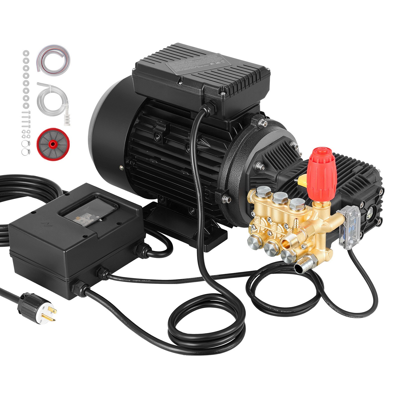 Uimoso Electric Pressure Washer Pump Kit with 5HP Motor for Efficient Cleaning