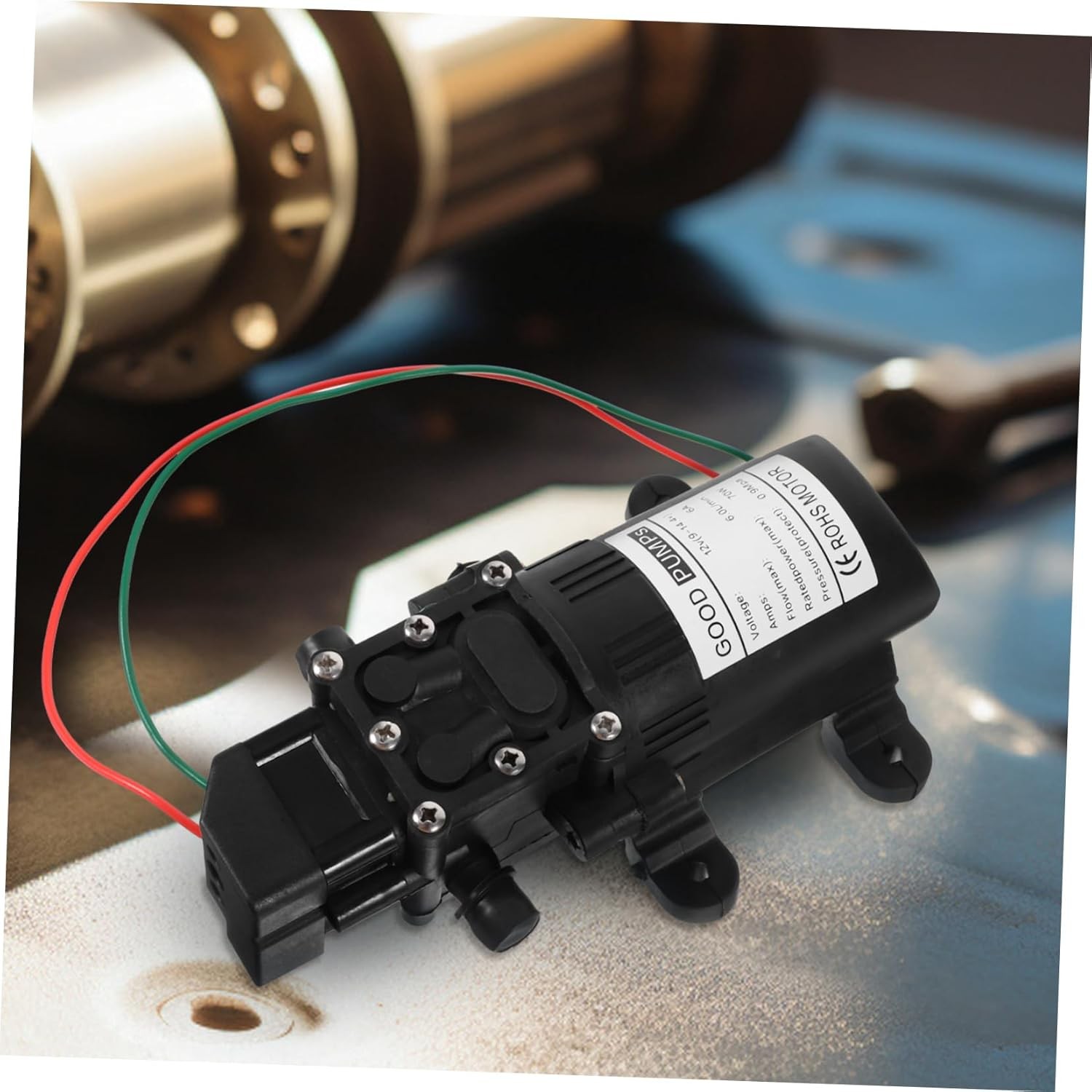 12v Diaphragm Pump for Car Washing Sprayer Pressure Auto Restart Non-corrosive