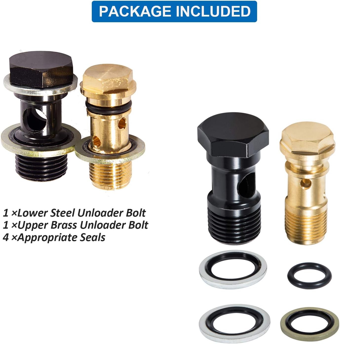 For Annovi Reverberi XM RK Series Gymatic 3/B Unloader Mounting Bolt Kit AR2119
