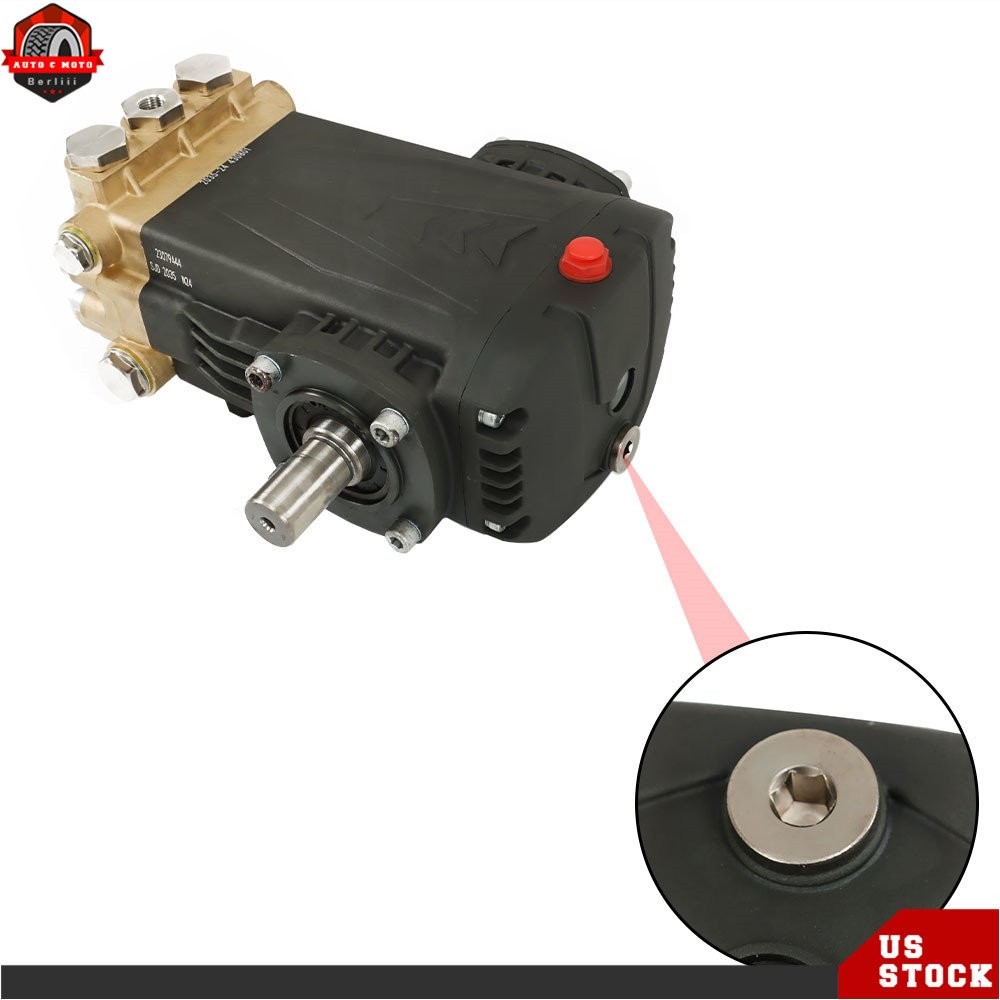 Pressure Washer Pump 5.6 GPM 4.5 HP General Right Shaft 3500 PSI Belt Drive Blue