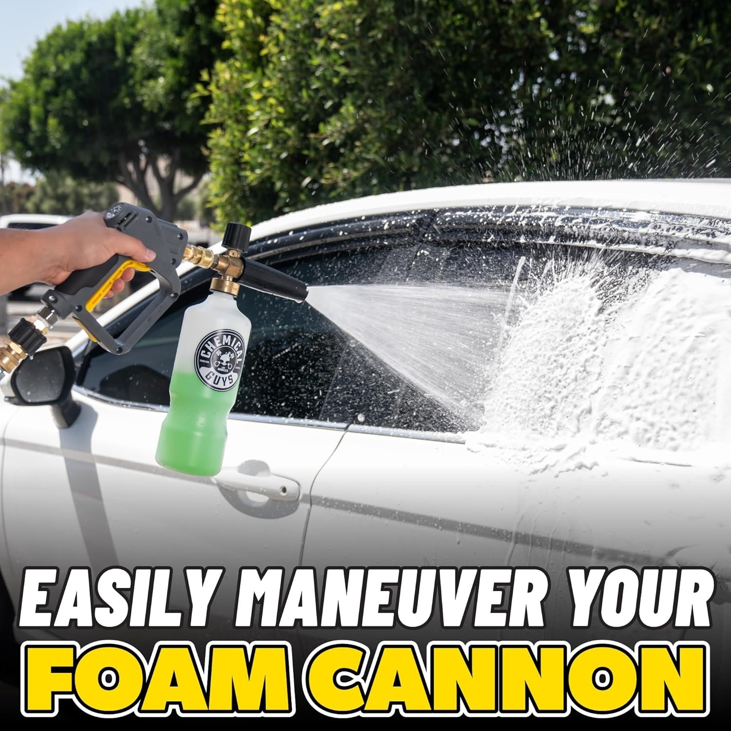 New Snubby Pressure Washer Gun Foam Cannon Short Handle Car Wash Tool