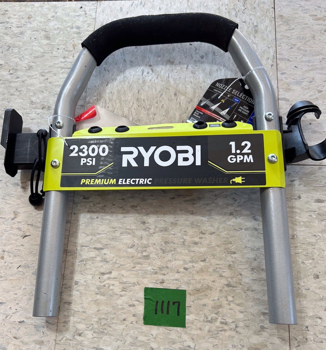 Ryobi RY142300 Electric Pressure Washer Upper Handle With Face Panel And Holders