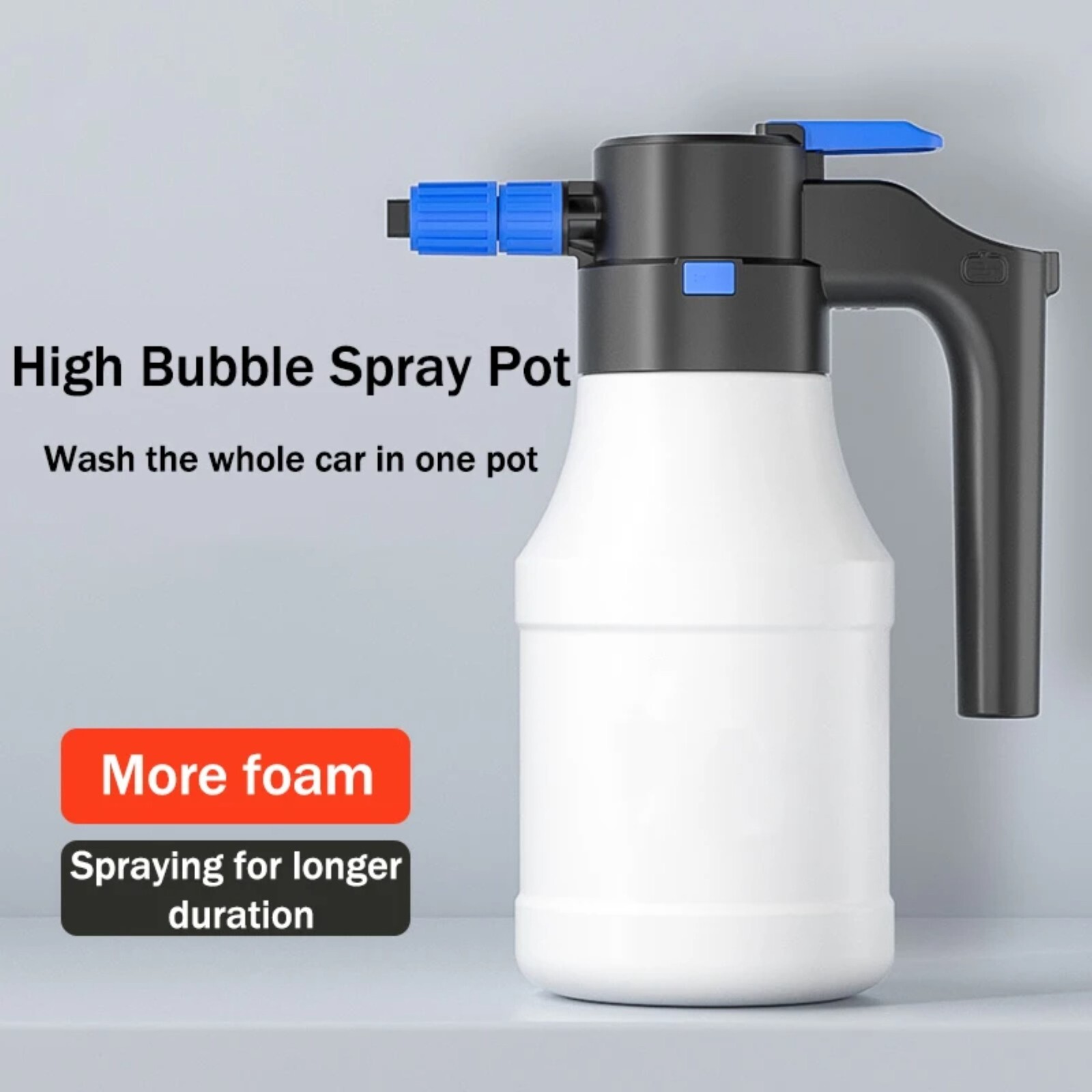 Electric Car Foam Sprayer with USB Pressurized Foam Car Wash Sprayer for Home