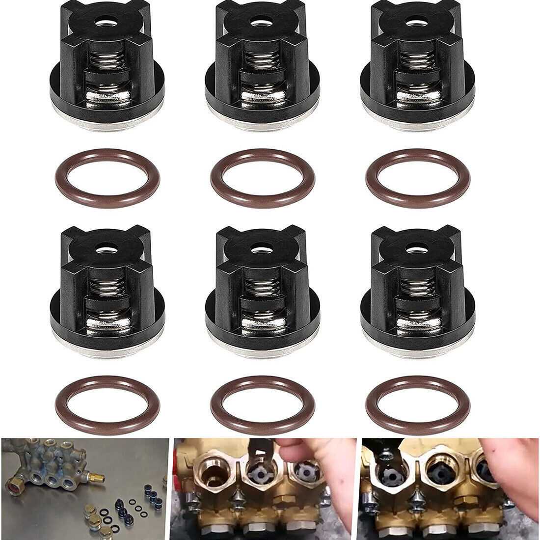 AR1828 Check Valve O-Ring Kit For AR RK RKA RKV RRV XRC XRA Pressure Washer Pump