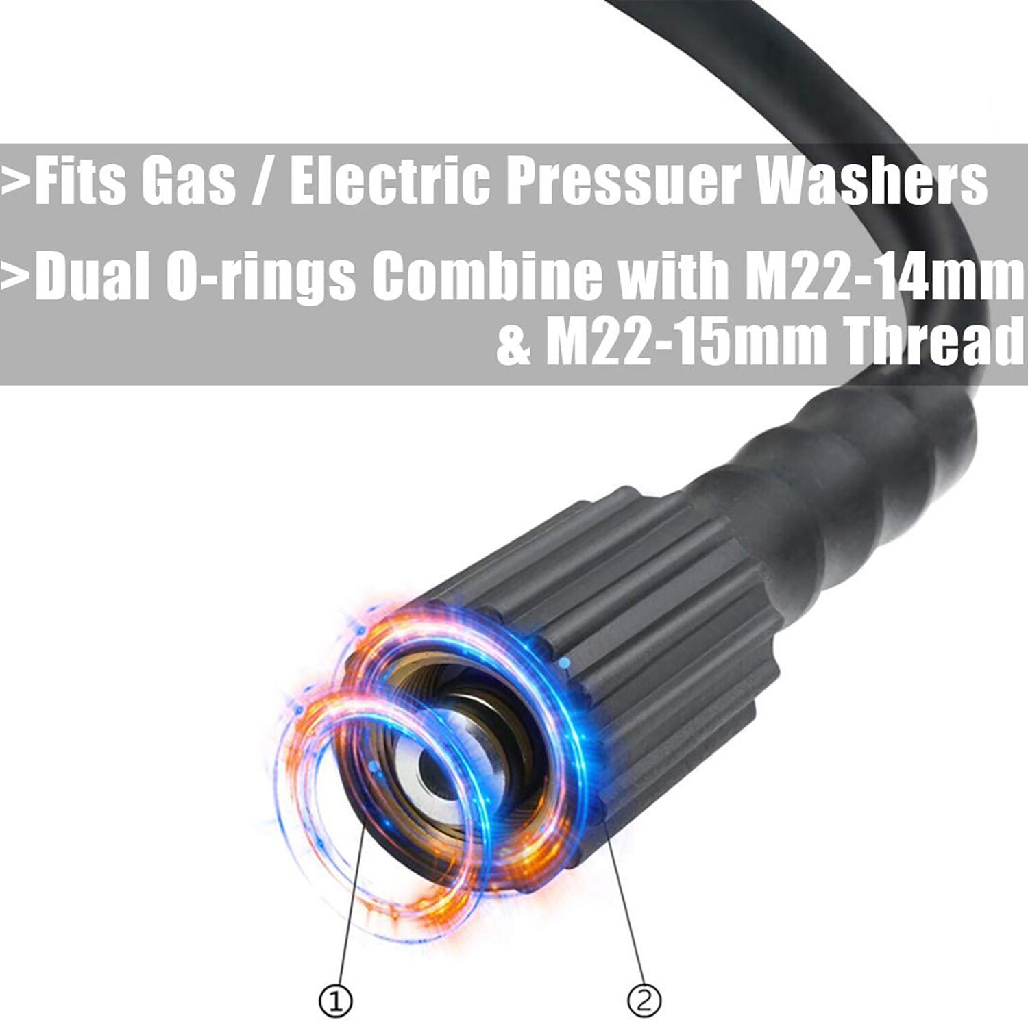 SPRAY GUN WAND LANCE & TIPS For Power Pressure Washer Water Pumps to 4000 PSI