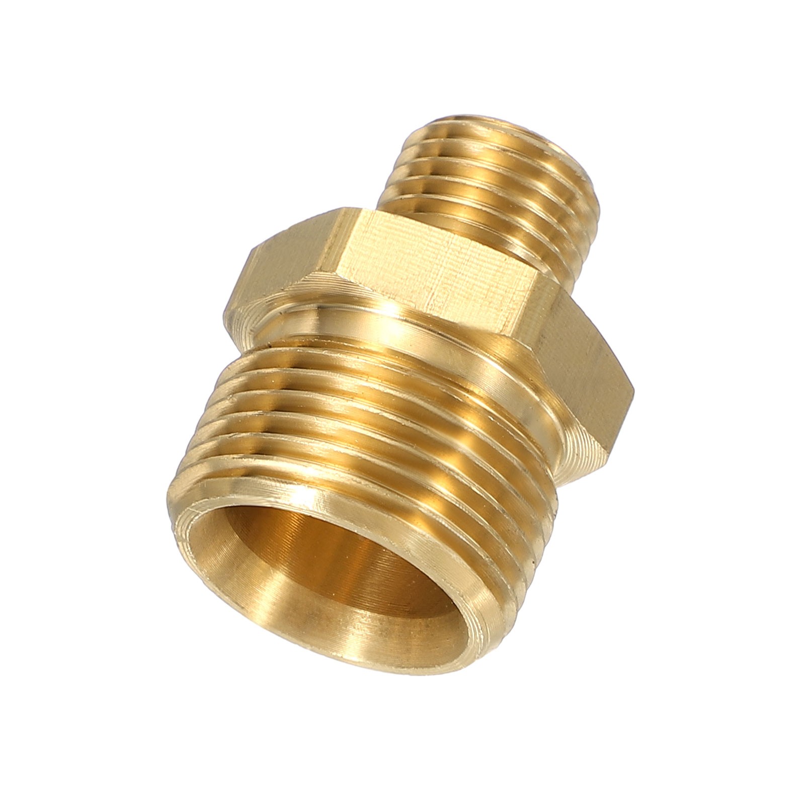 Pressure Washer Connector M22 Male to G1/4 Male Flat 4800PSI Copper New
