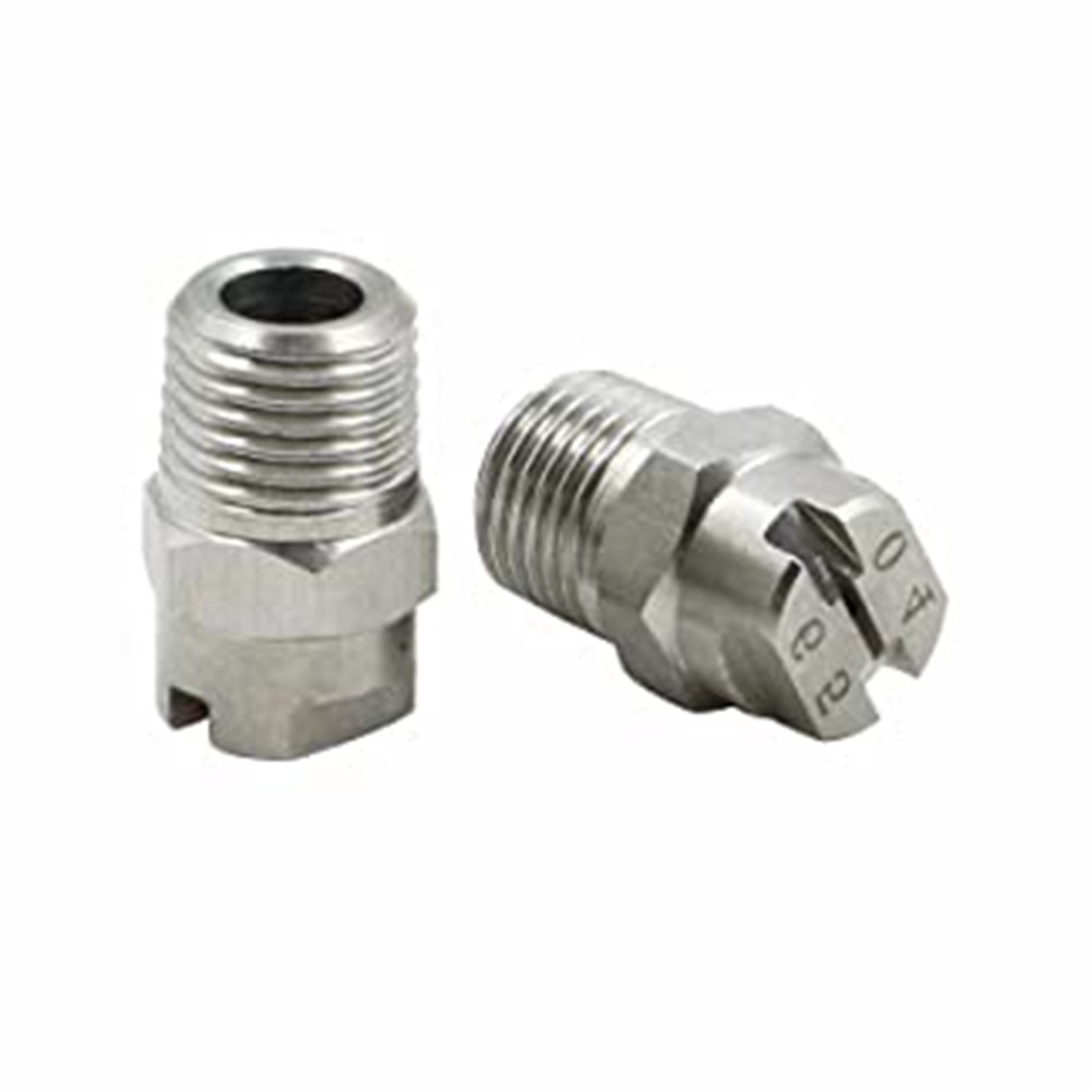Pressure Washer Fan Nozzle 65 Deg 304 SS Construction 4pcs 1.3mm Orifice