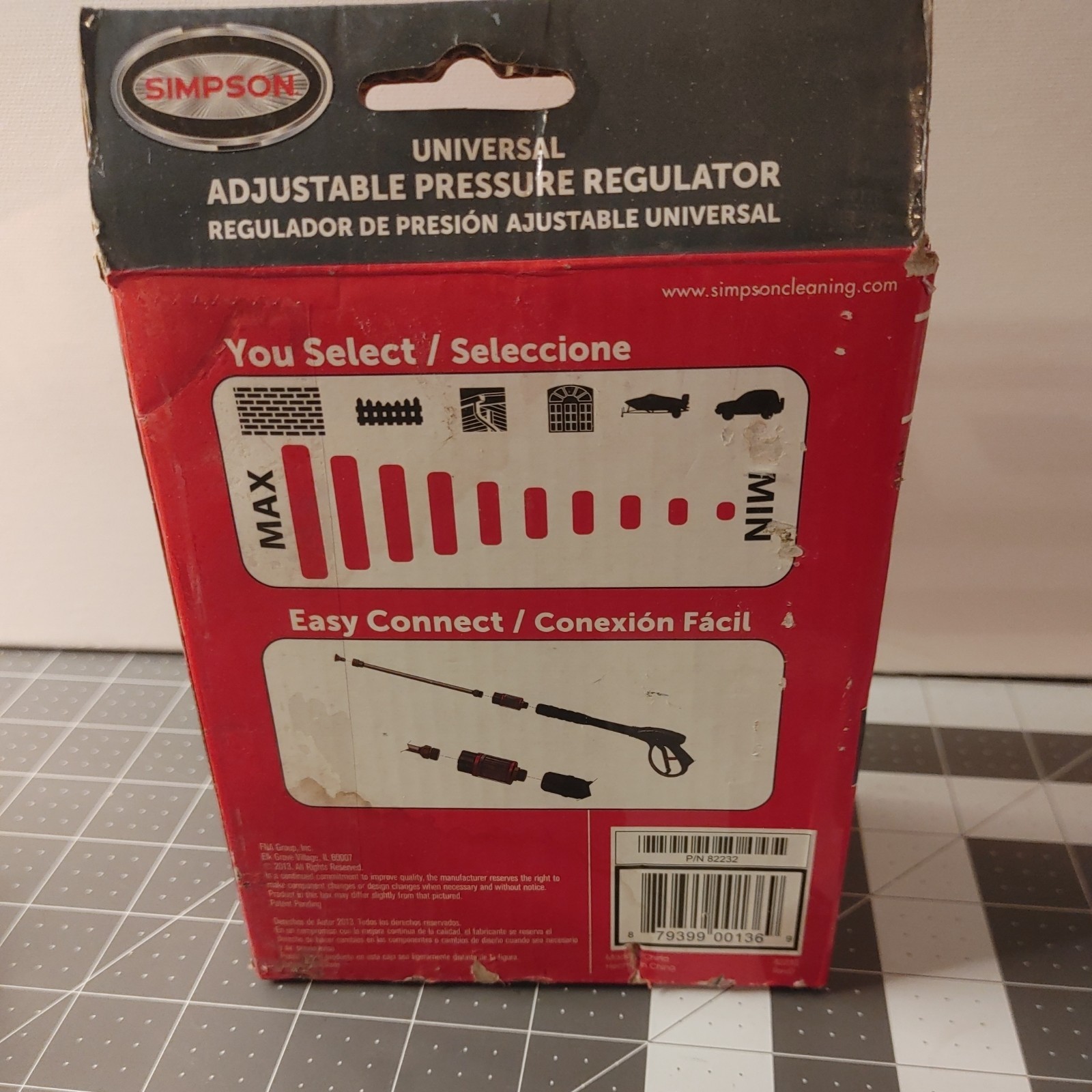 Simpson 82235 4500 PSI M22 Dial-N-Wash Adjustable Pressure Washer Regulator