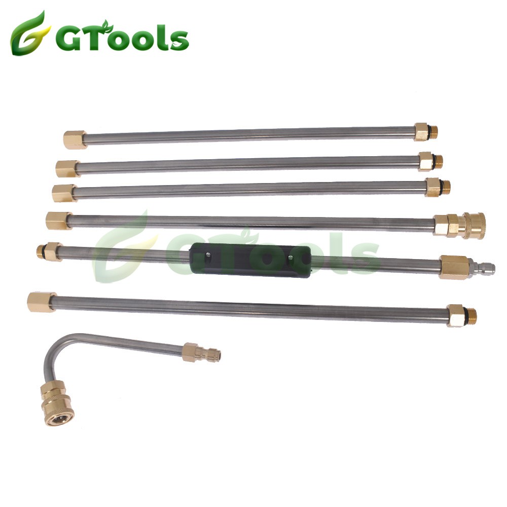 Washer Extension Wand 4000PSI Set 5 Cleaner Nozzle Hose Kit High Pressure New