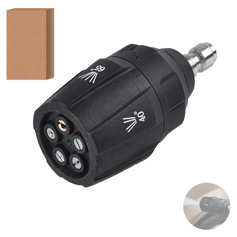 Nozzle Pressure Washer 0/15/25/40/65 Degrees 1/4in Quick Connector 5 In 1