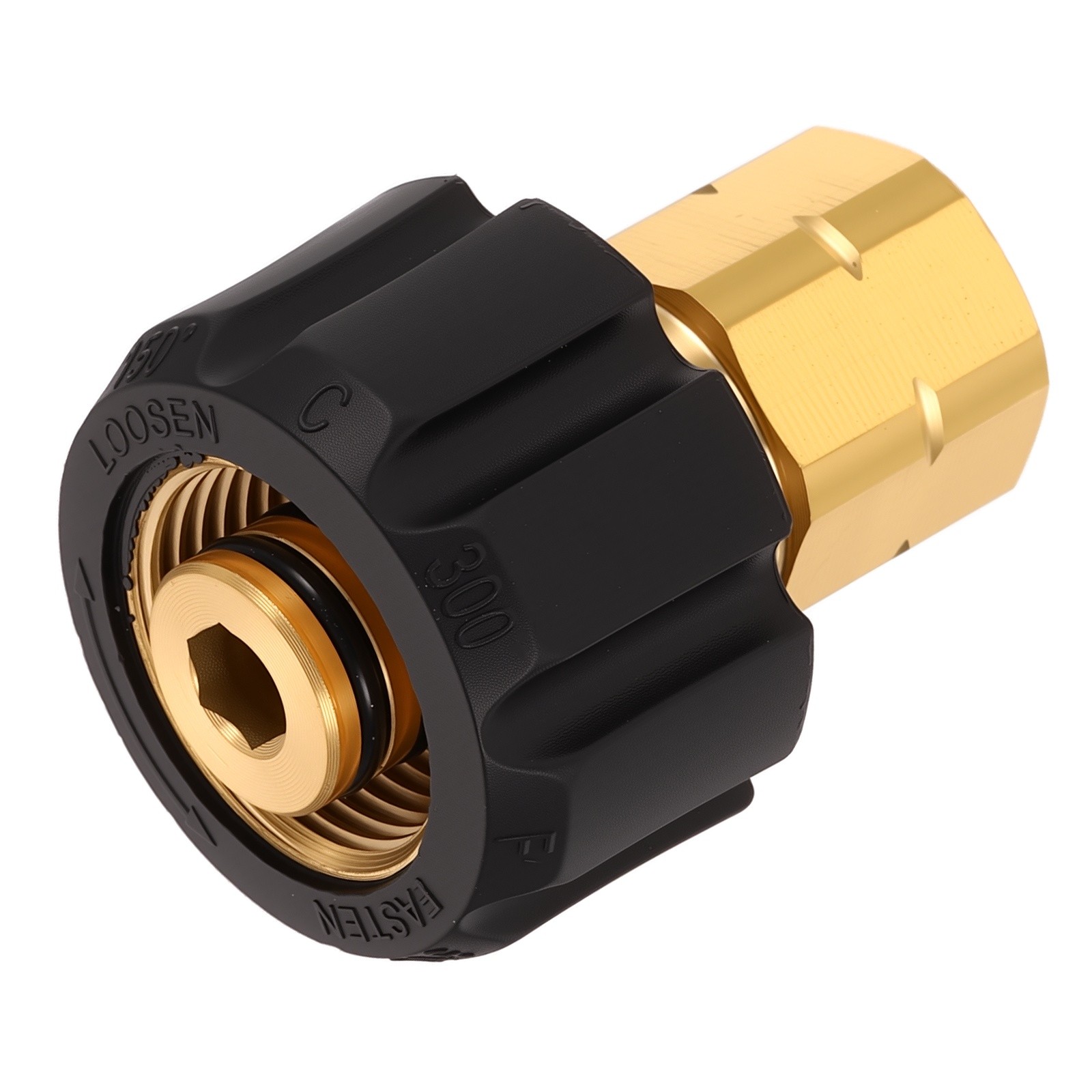 Pressure Washer Adapter M22 14mm Female to G3/8″ Female Brass Fittings
