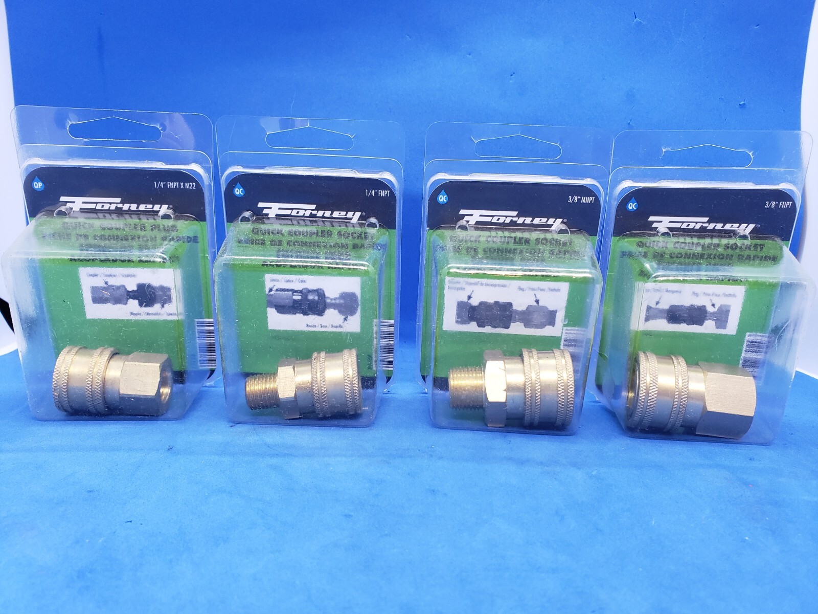 Forney Quick Couplers 1/4″ & 3/8″ Male & Female (75123, 75127, 75128, 75129)