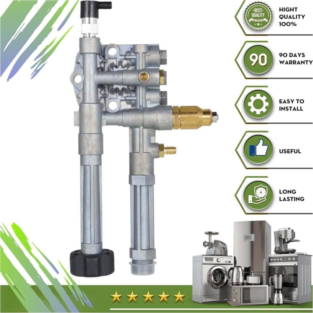 High-Pressure Washer Pump Head Assembly 2800 PSI Replacement Compatible Models