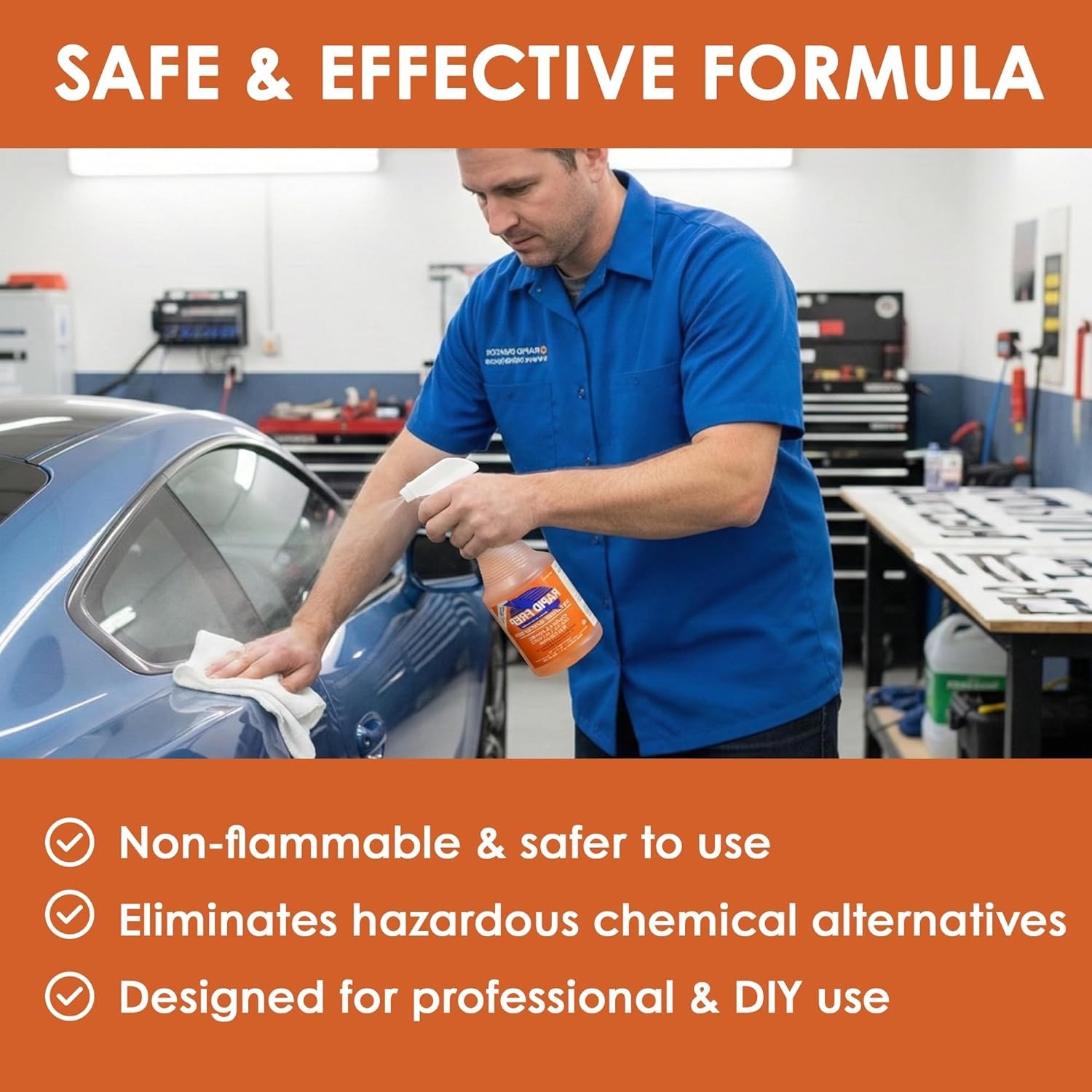 Rapid Prep Safe Surface Cleaner 128 oz | Perfect for Glass, Metals, and Graphics