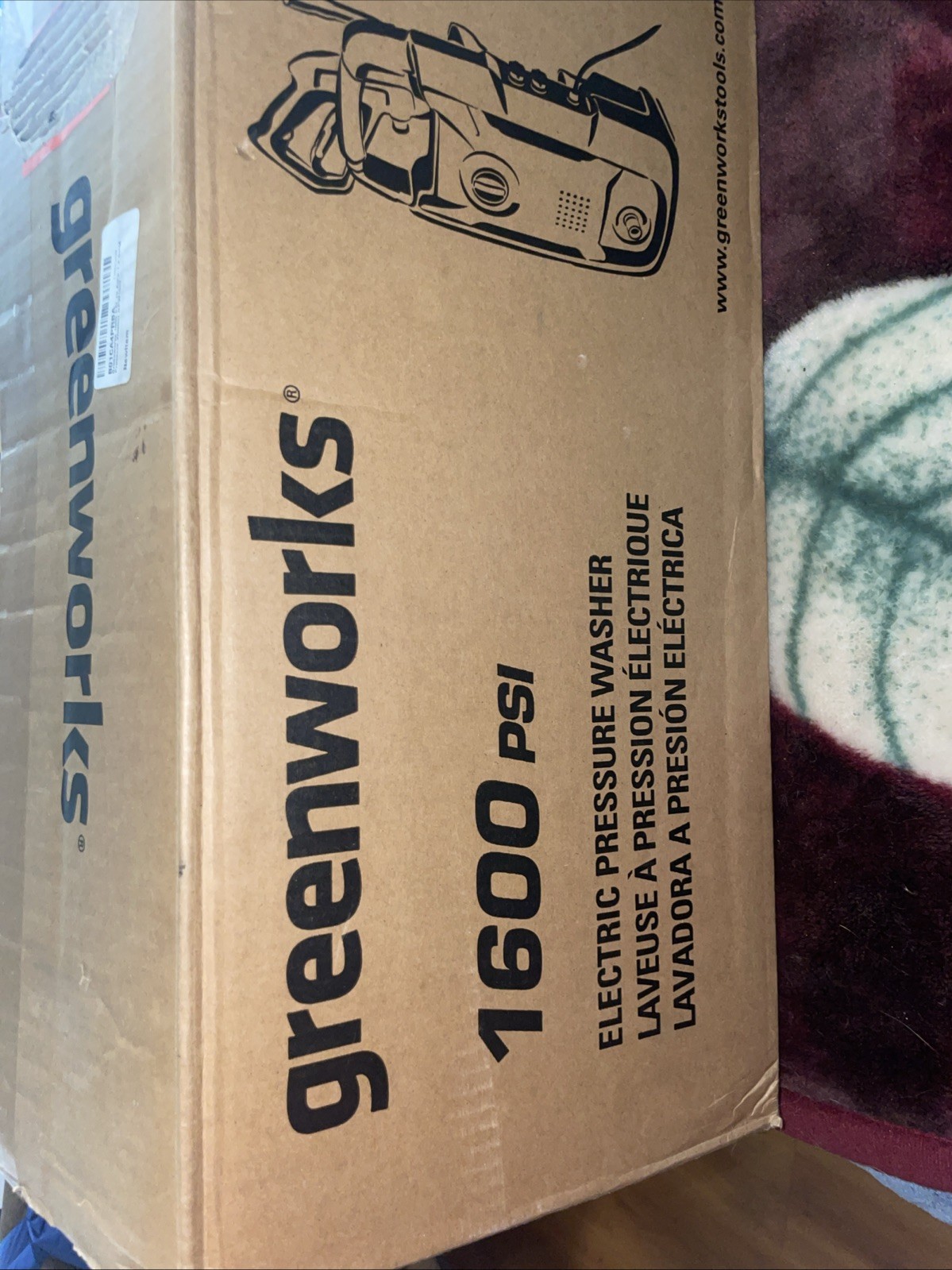 Greenworks 1600 PSI 1.2 GPM Corded Electric Pressure Washer 1.2 GPM