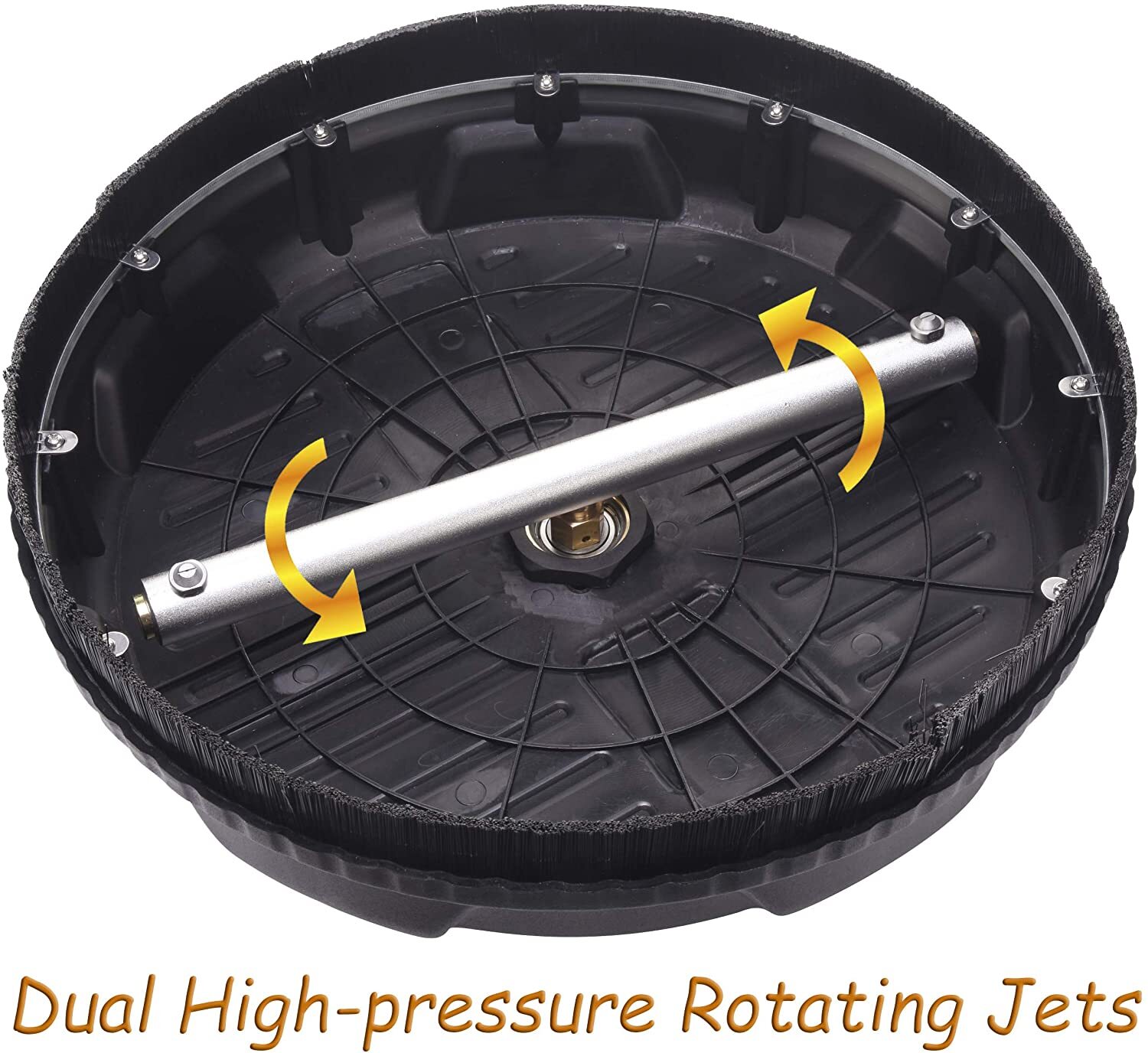 15/18/20’’ Pressure Washer Surface Cleaner 4000 PSI w/ 1/4 Quick Connector, Wand