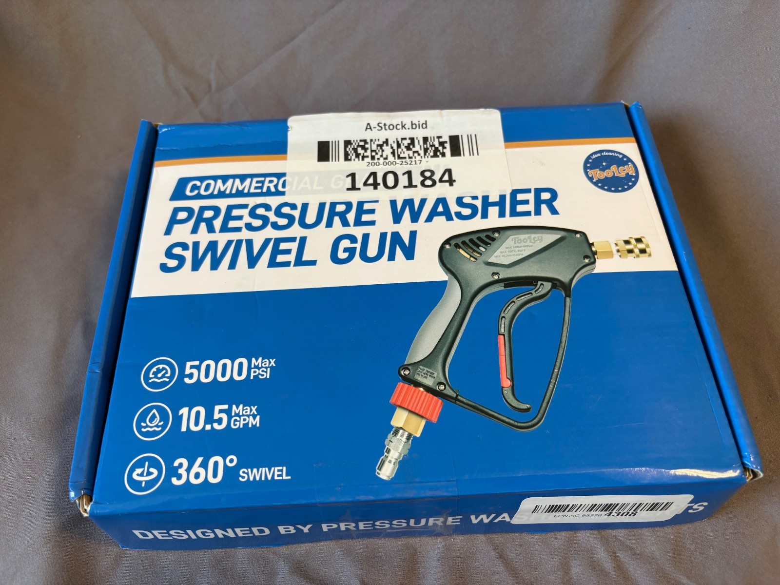 Toolcy Commercial Grade Pressure Wash Gun Sprayer Cleaner Multi Spray 5000psi