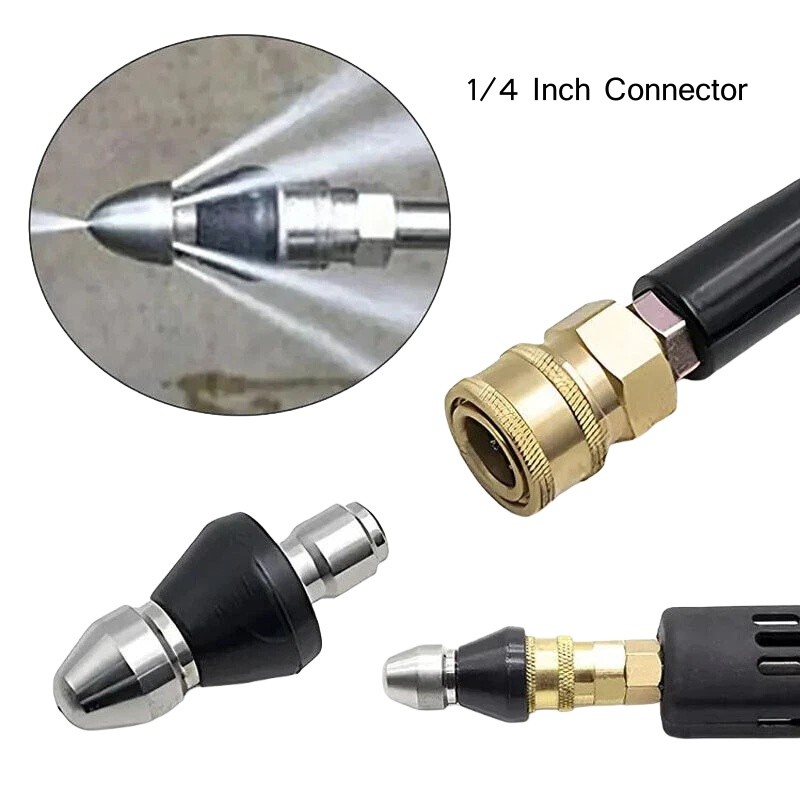 5000 PSI Sewer Jetting Nozzle – Professional Pipe Cleaner for Stubborn Clogs
