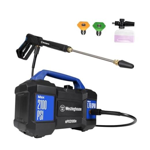 Westinghouse ePX3100v Electric Pressure Washer – 2100 2100 Max PSI – Handheld