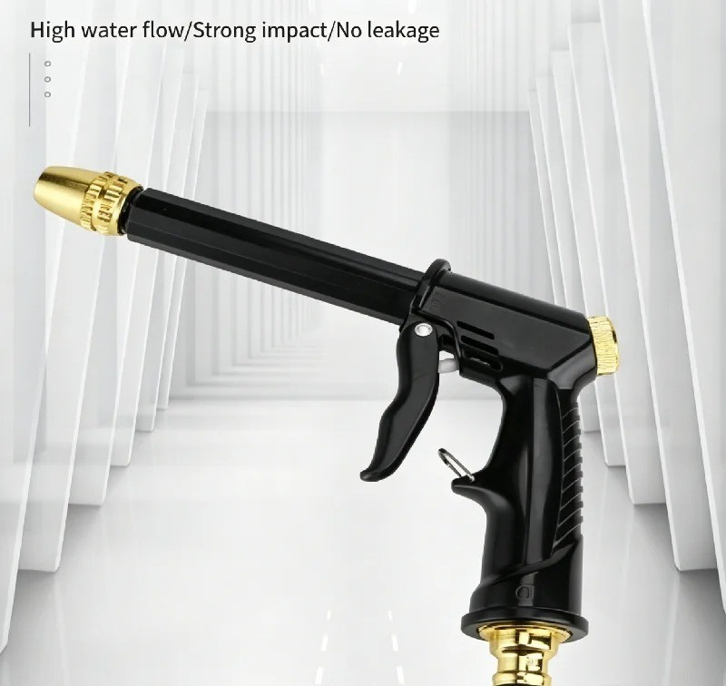 High Pressure Adjustable Garden Hose Spray Gun Nozzle for Car Wash / Watering