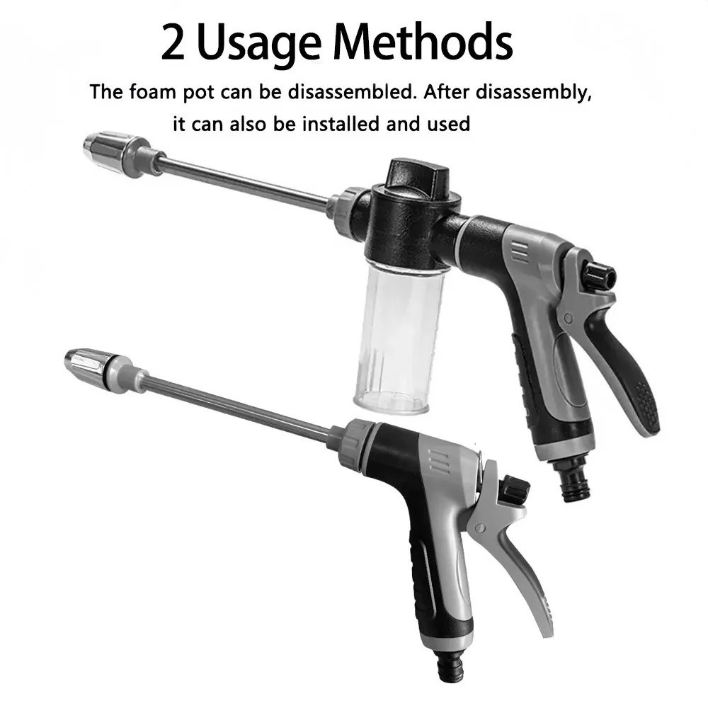 High Pressure Garden Water Spray Gun Hose Nozzle Car Wash Tool
