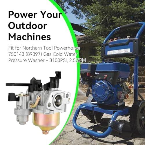 Carburetor for Northern Tool Powerhorse 212cc 6HP 3100 PSI 2.5 GPM CR950 XR950