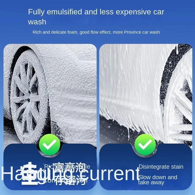 2.5L Hand Pump Foam Sprayer 3 Nozzle Snow Foam Car Wash Bottle