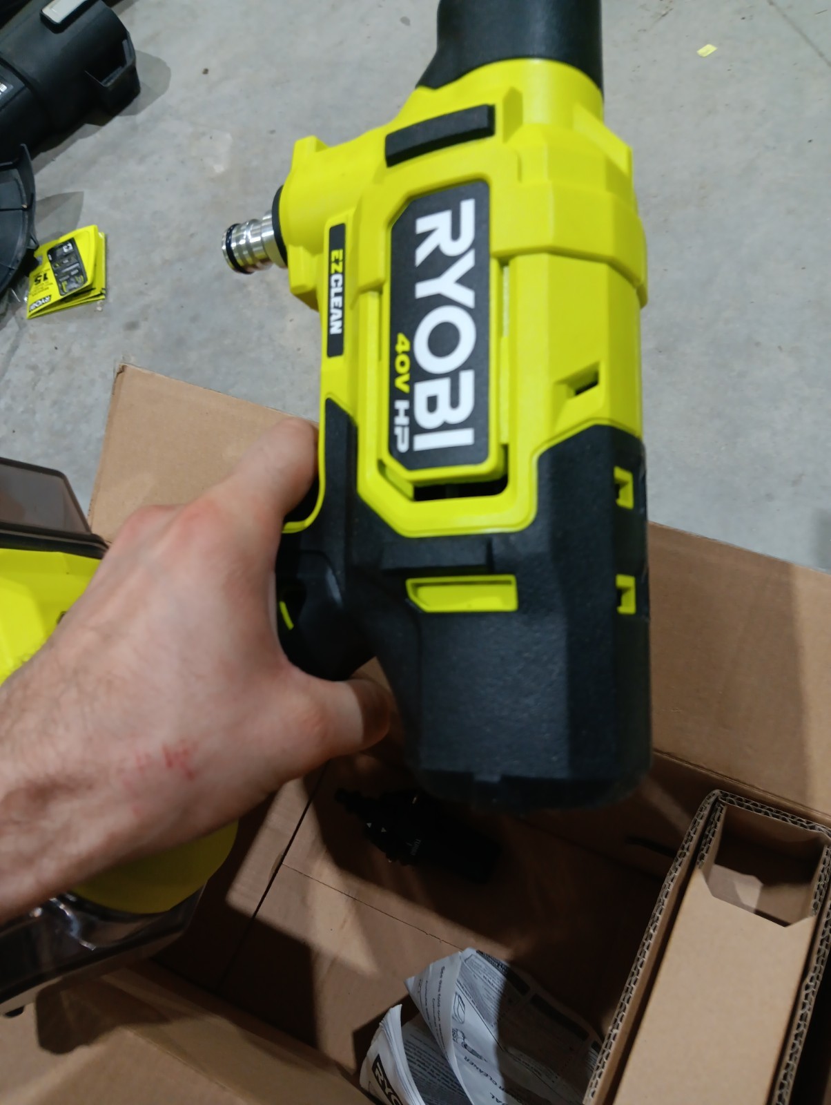 Ryobi 40V HP EZClean 600 PSI Power Cleaner Kit – RY124050 – Tool Only, *READ*
