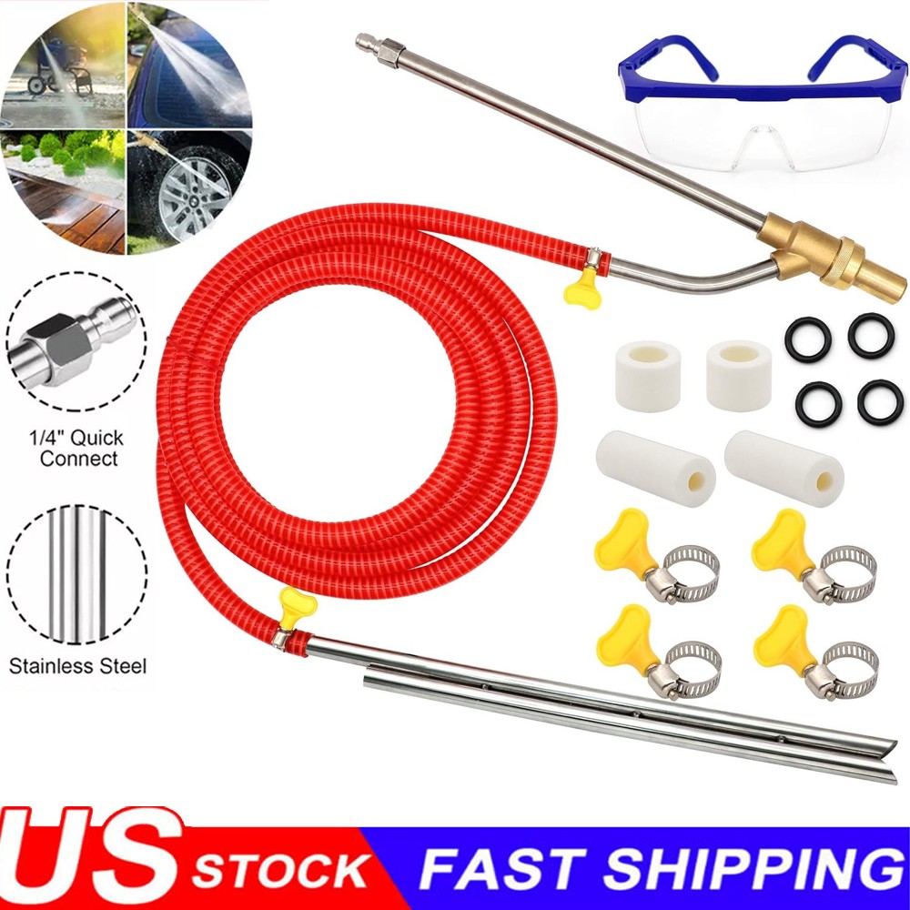 5000 PSI Sandblasting Kit for Pressure Washer Sand Blaster Attachment Power US