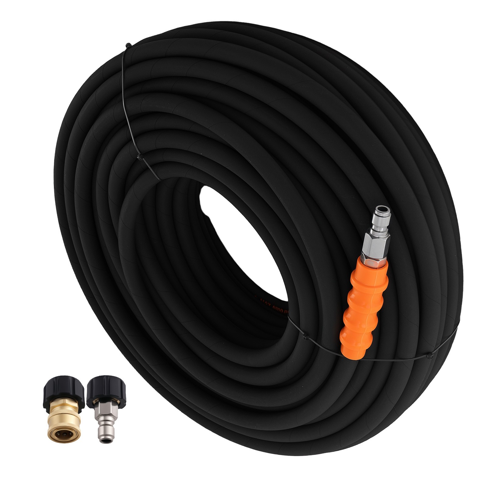 200FT 4800PSI Pressure Washer Hose 3/8″ for Generac Westinghouse Subaru Black