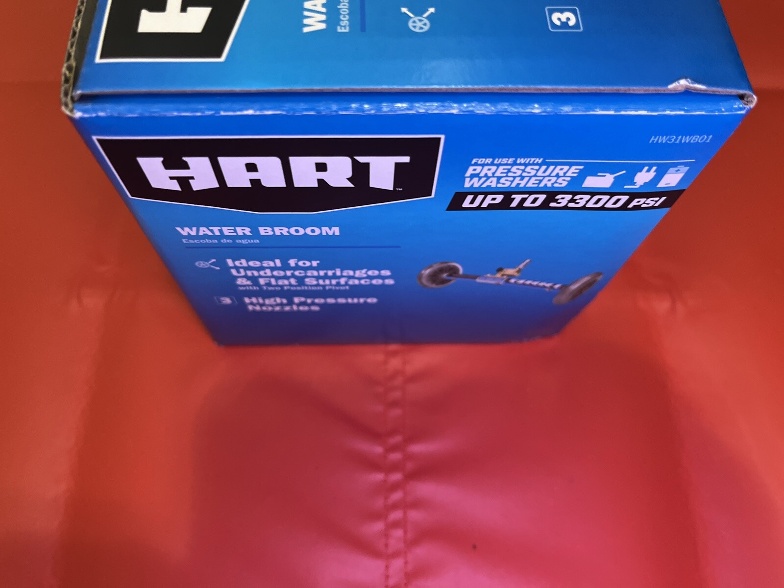 * NEW * HART 11” Inch Water Broom Undercarriage Surface Cleaner Pressure