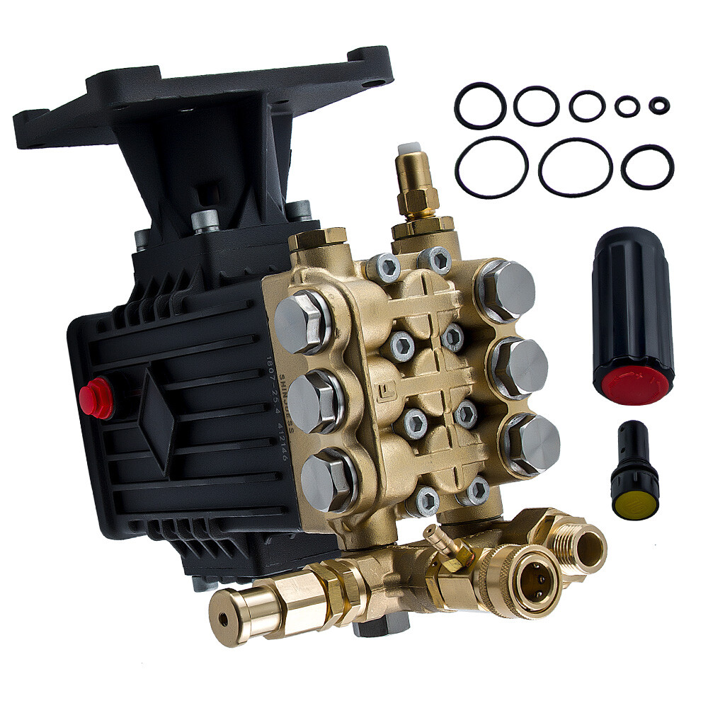 Pressure Washer Pump 4000PSI 4GPM 1″ Horizontal Shaft For AR RSV4G40 GX270 GX340
