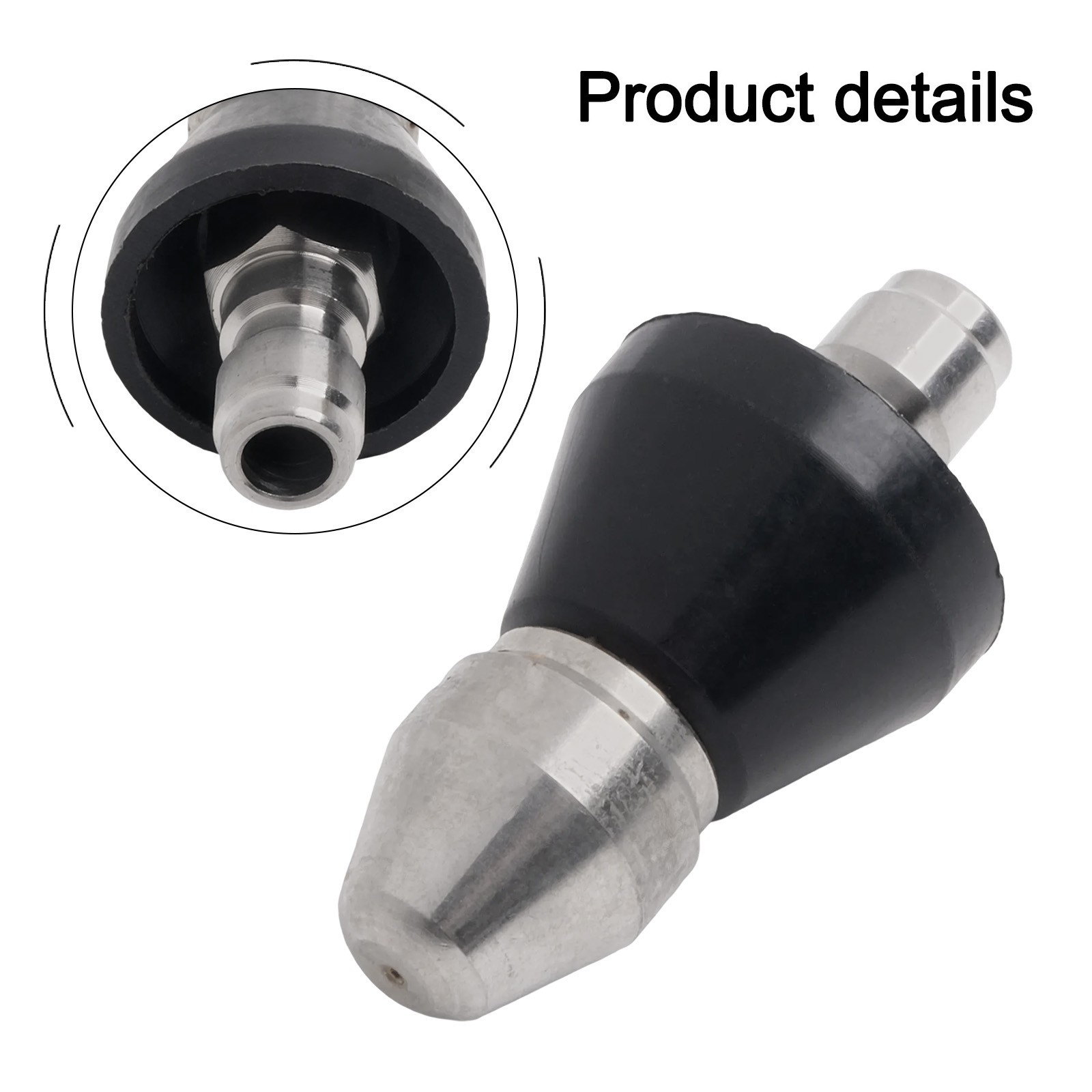 Stainless Steel+Plastic Six Hole Design Highpressure Sewer Pipe Cleaner