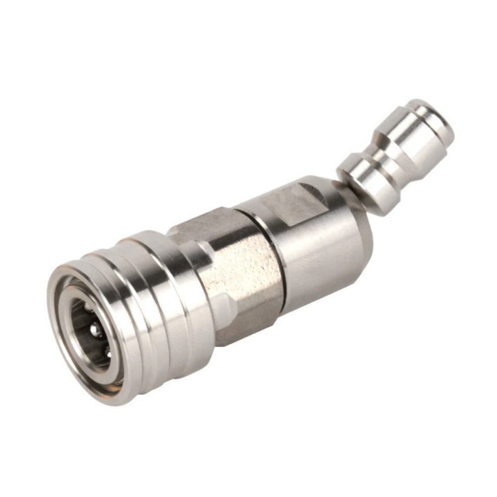360 Degree Rotation Stainless Steel 14 Quick Coupling for High Pressure Systems