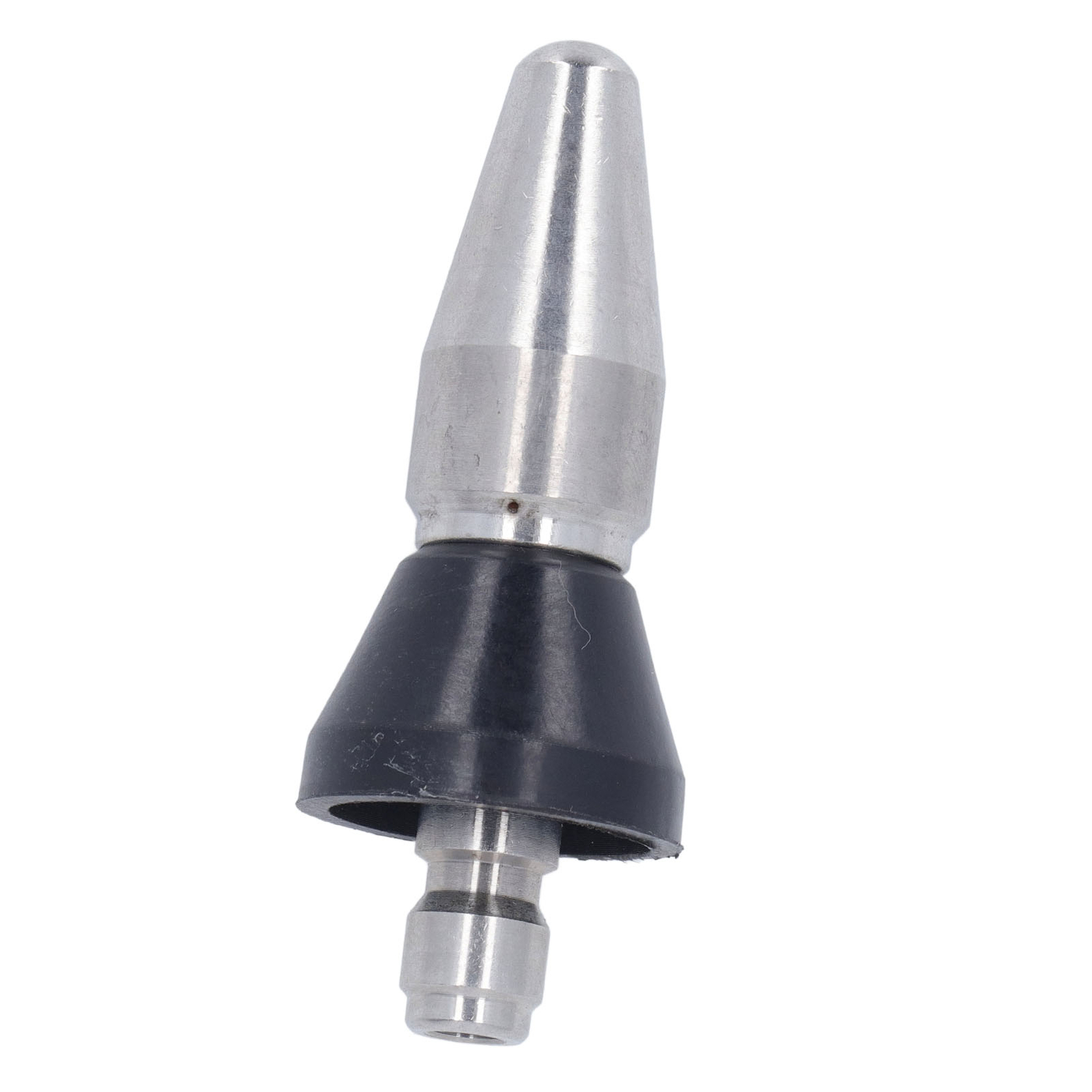 Pressure Washer Nozzle Pointed 5000PSI Large Head Rear 3 Holes 1/4in NPT