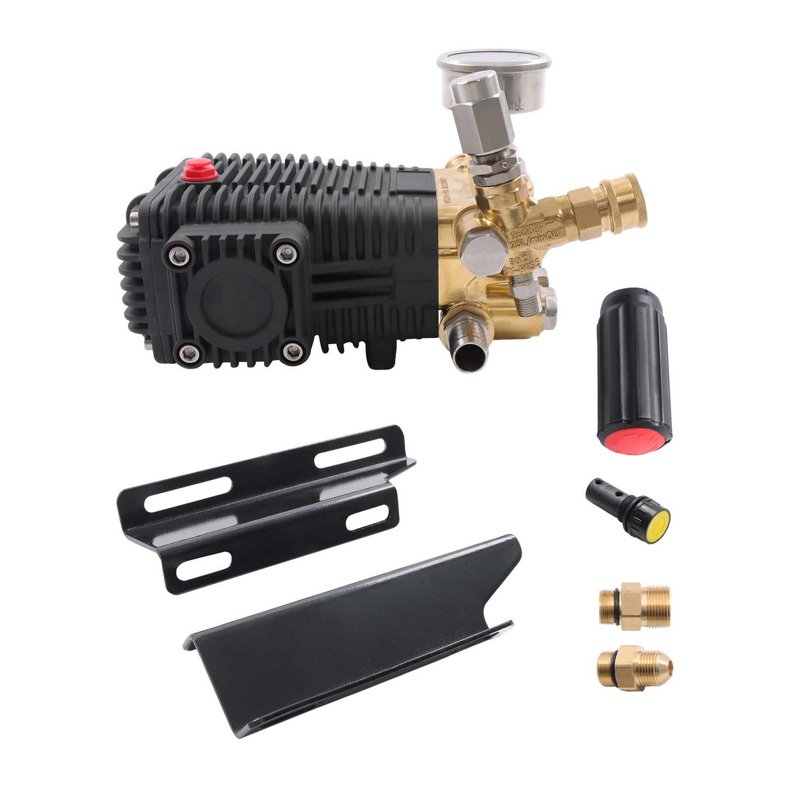 4.5 HP Belt Drive 5.6 GPM Pressure Washer Pump General Right Shaft 3500 PSI