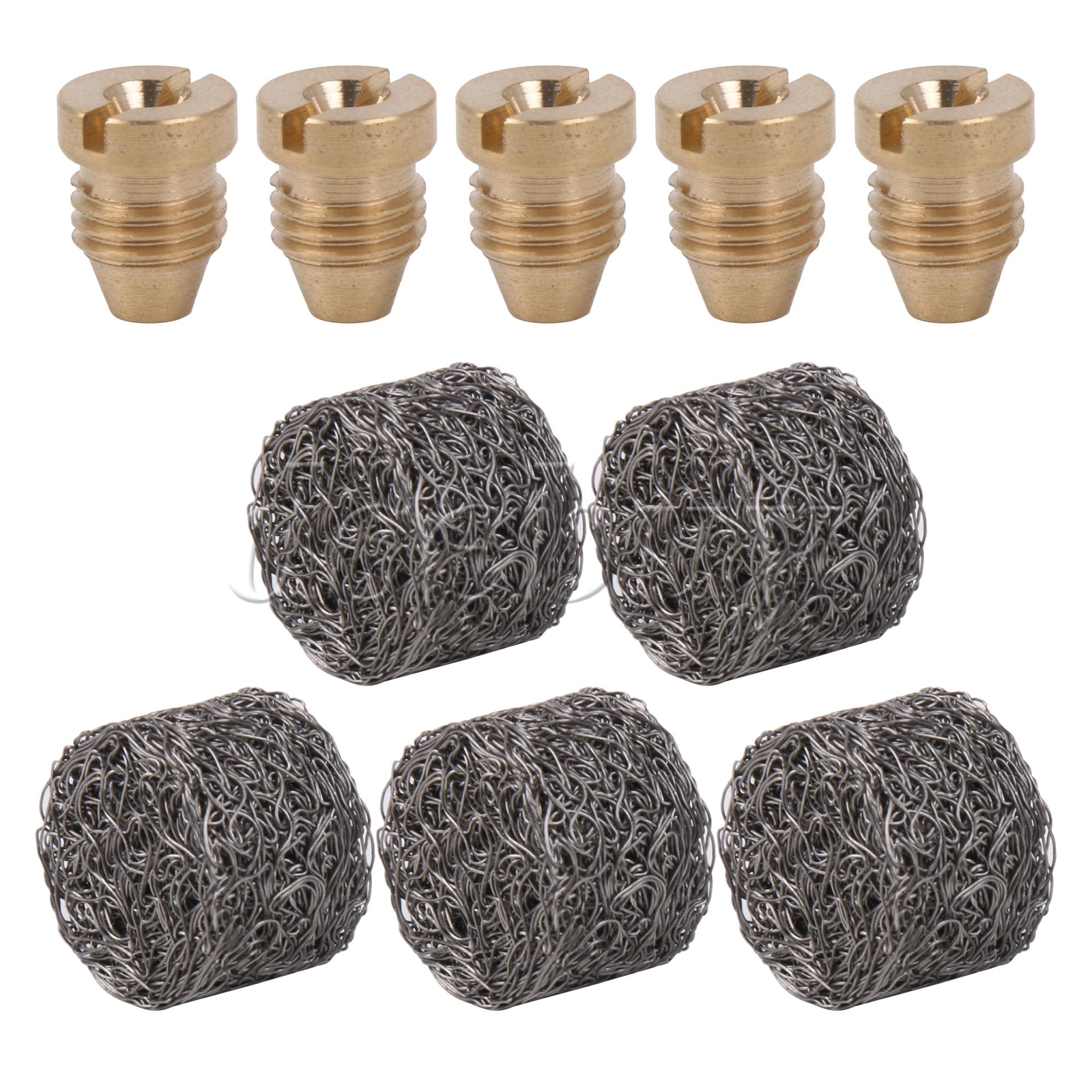 10Pieces Brass Thread Nozzle 1160psi 1.1mm Mesh Filter for Snow Foam Lance