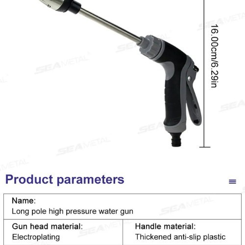 Hose hawk pressure Washer nozzle Pro 360° Rotating 3 spray Modes compact….