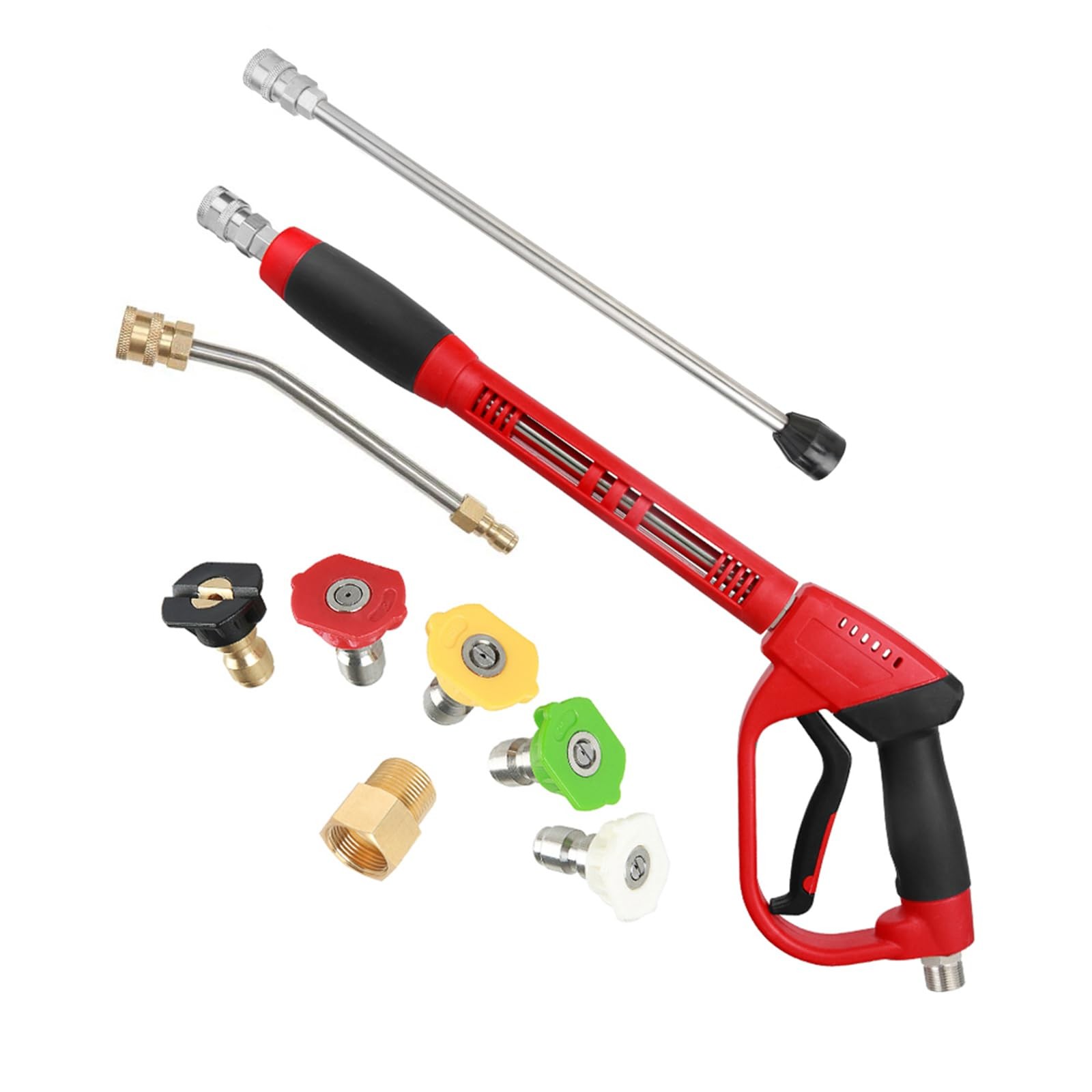 Upgraded Pressure Washer Gun with Extension Replacement Wand, M22 Fitting,7 I…