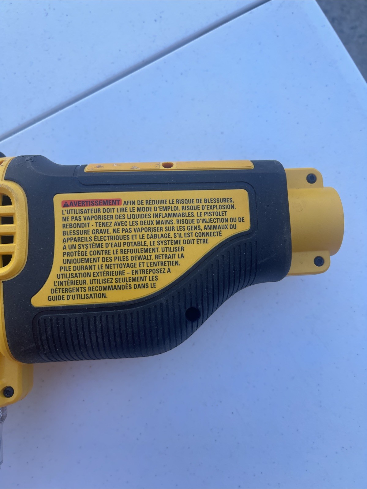 DeWalt 20v Max Cordless 550 PSI Cold Water Power Cleaner Model# DCPW550