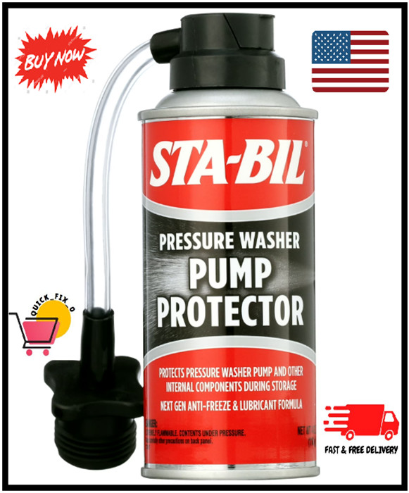 STA-BIL Pressure Washer Pump Protector Pistons Seals Saver Lubricant Anti-Freez