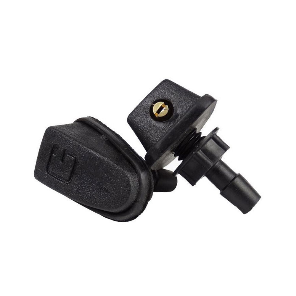 2x Car Fan-shaped Mist Windscreen Washer Water Spray Jets Nozzle Accessories ET